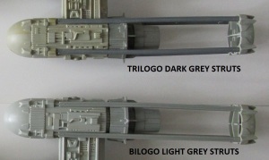 Bilogo & Trilogo Y-Wing Struts Comparison