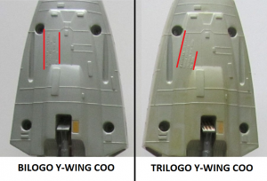 Bilogo & Trilogo Y-Wing COO Comparison