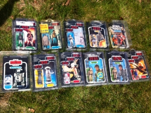 Recovered carded figures