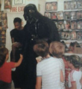 Vader store appearance Nuxley Toys in Gravesend, Kent.