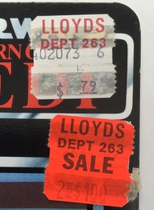 lloyds price sticker